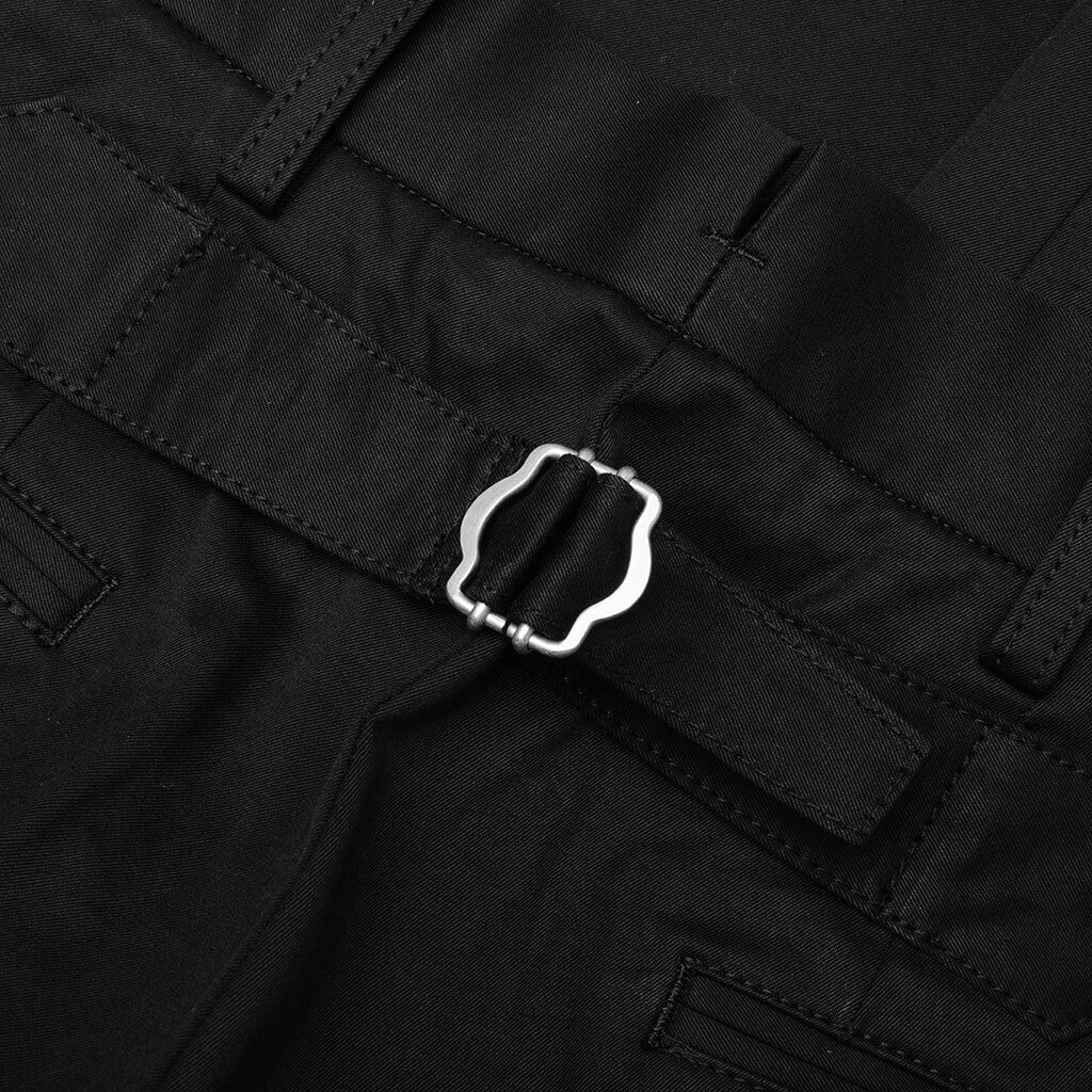 Cotton Chino Pants - Black