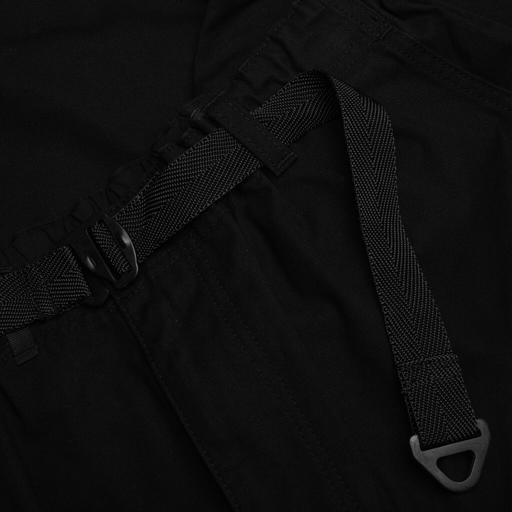 Elasticated Waist Utility Shorts - Black