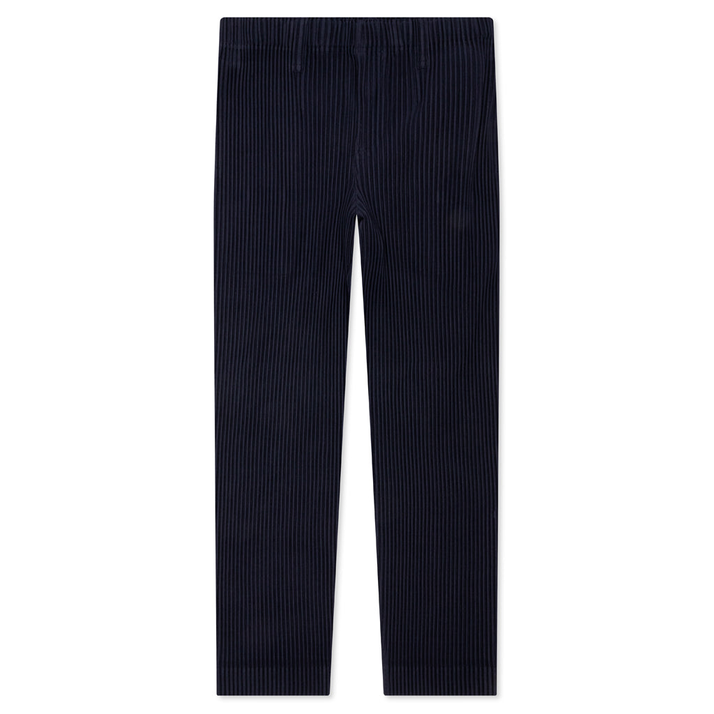 Tailored Pleats Pants - Blue