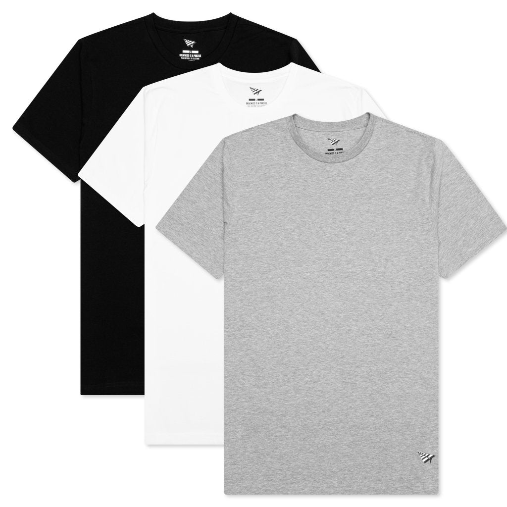 Essential Three Pack Tees - Mixed