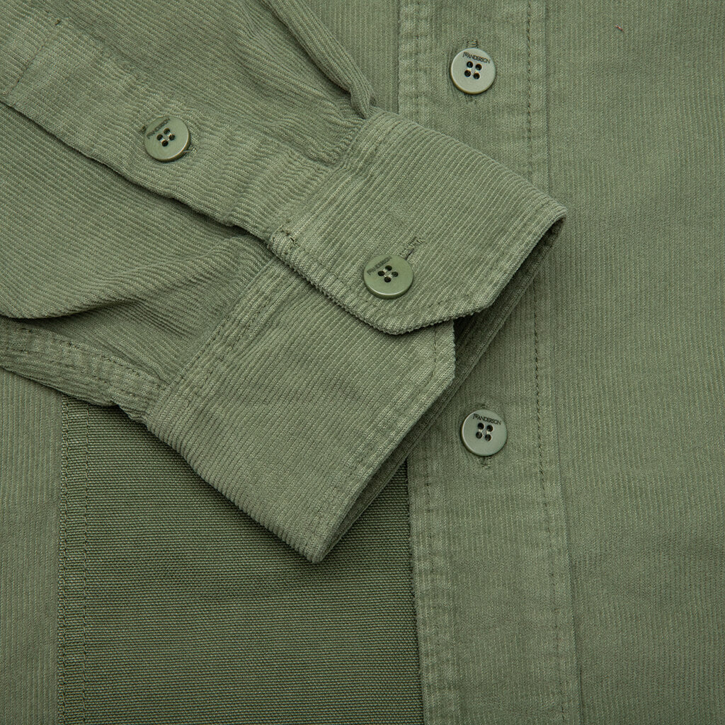 Patchwork Overshirt - Green