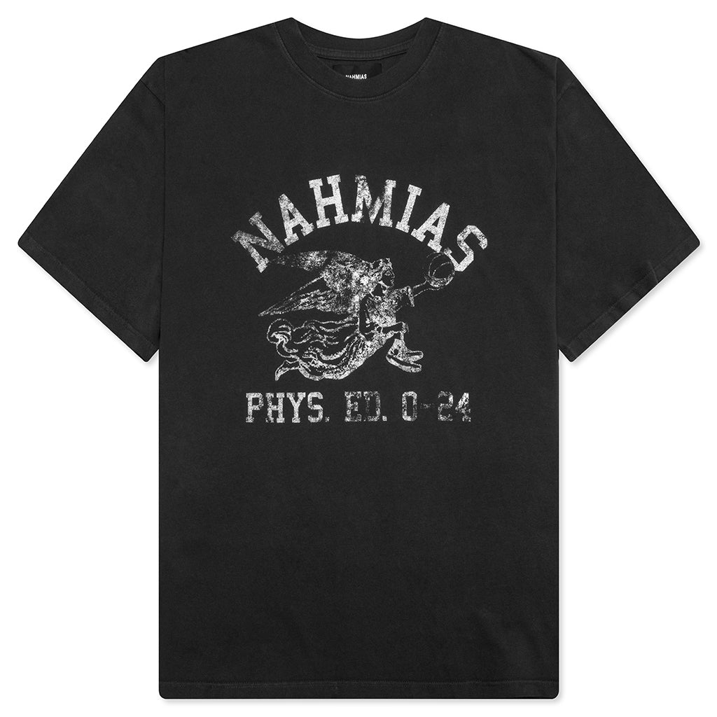 Physical Education Boxy T-Shirt - Off Black
