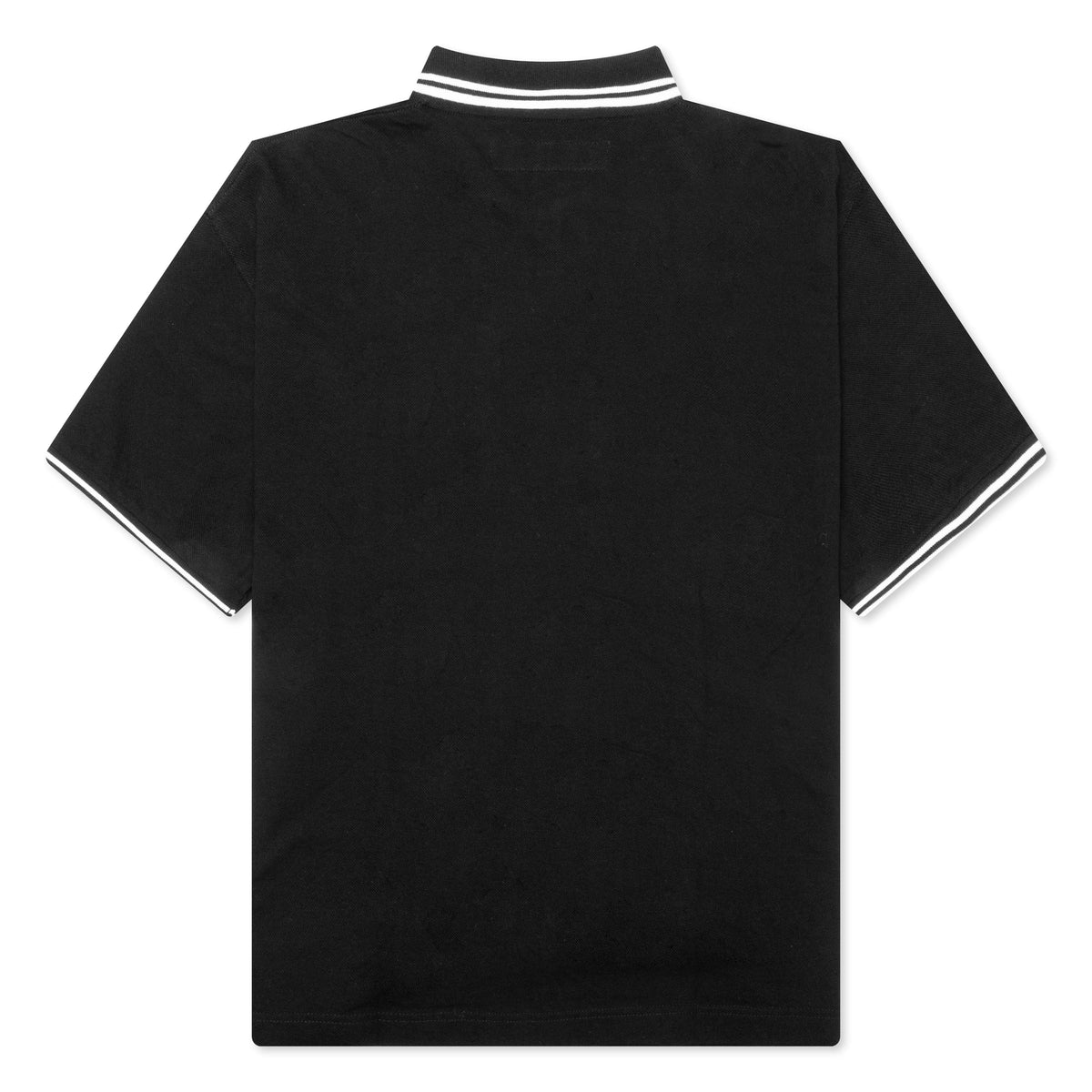 Pique Line S/S Polo Shirt - Black