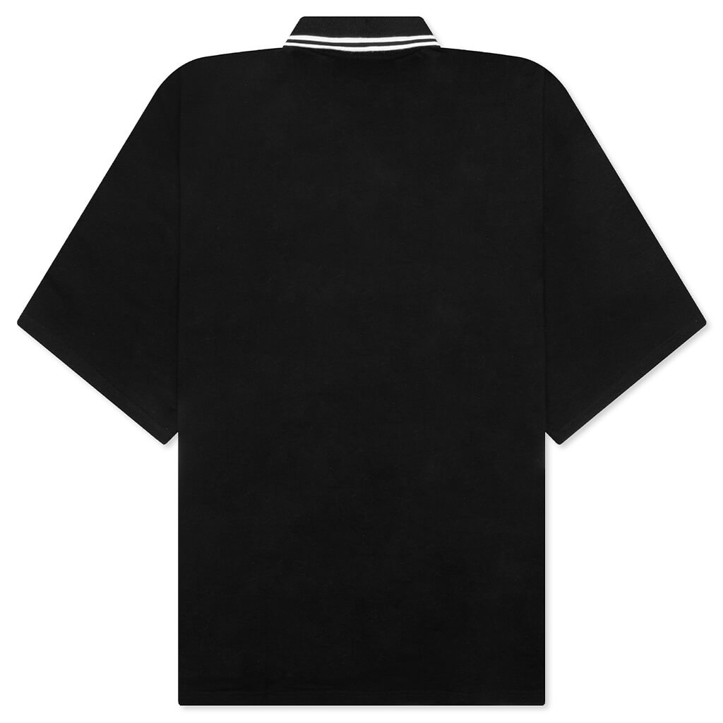 Pn Boxy Polo - Black