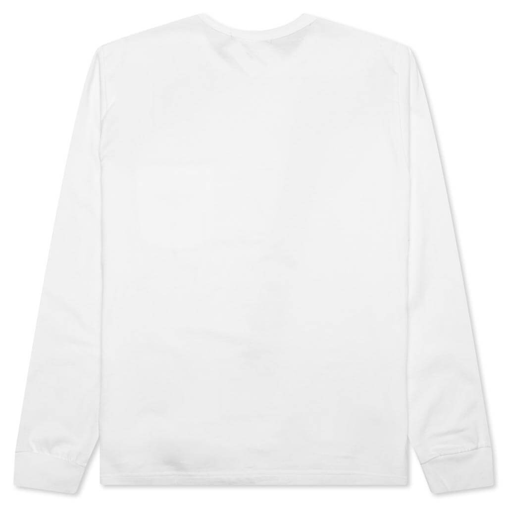 Pocket Logo L/S T-Shirt - White