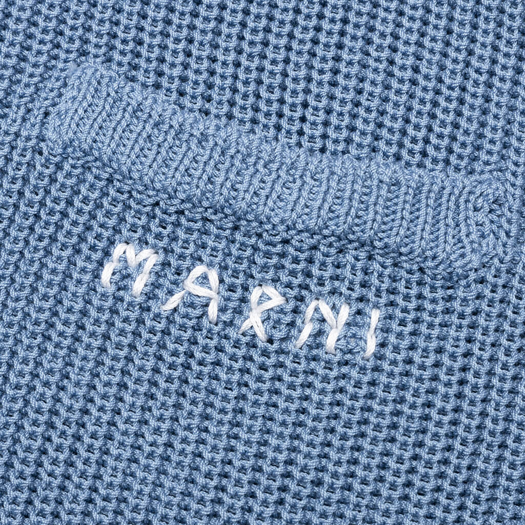Knitted Polo Neck - Opal