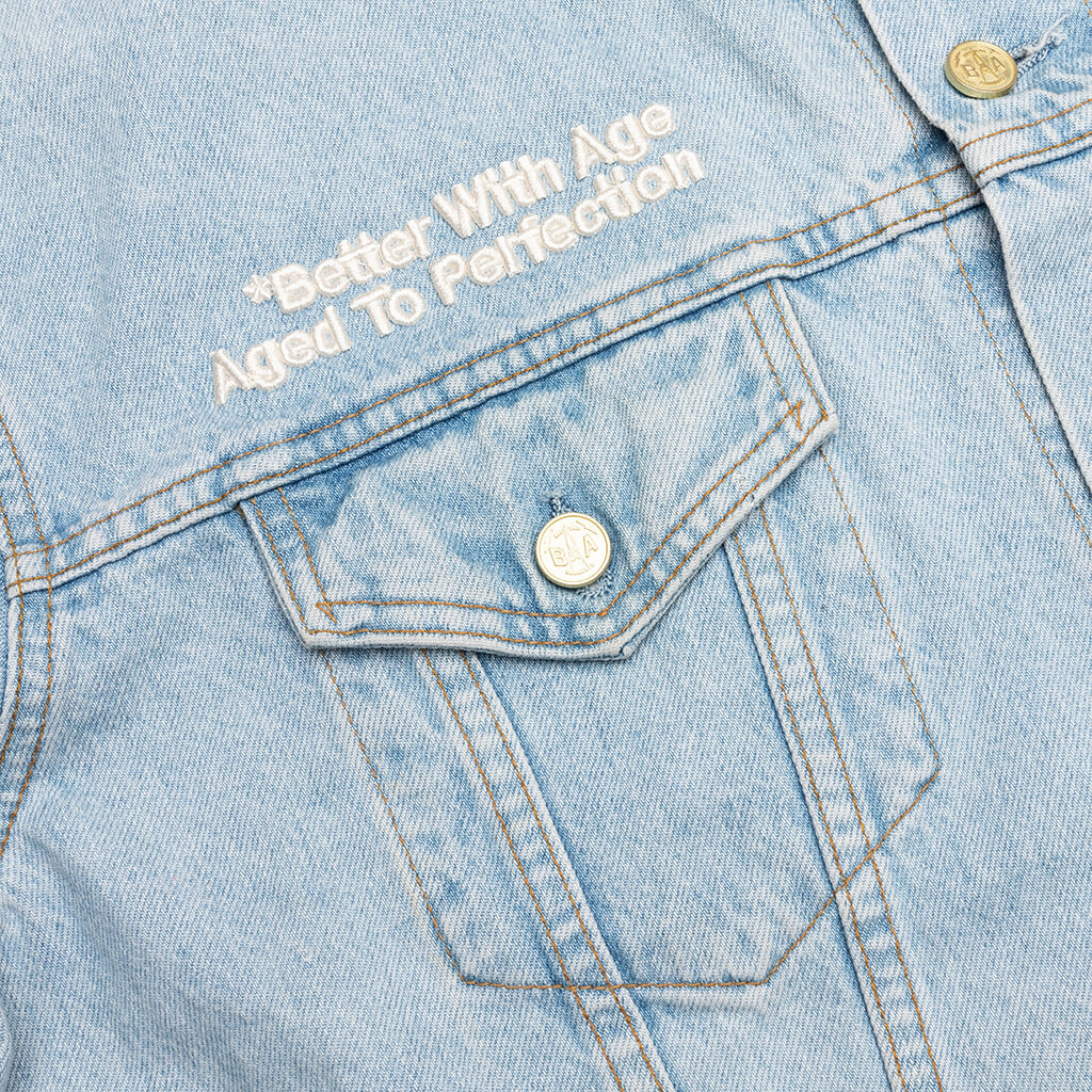 Portrait Denim Jacket - Multi