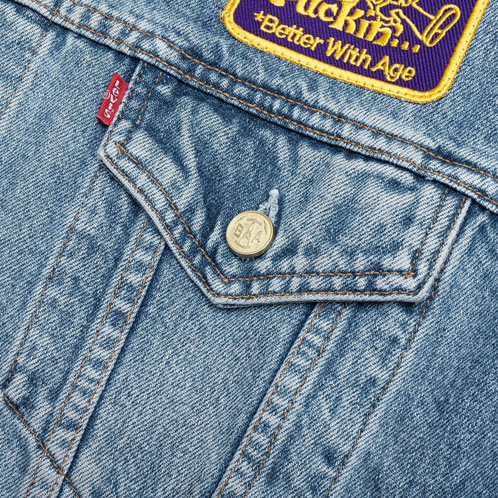 Portrait Denim Jacket - Multi