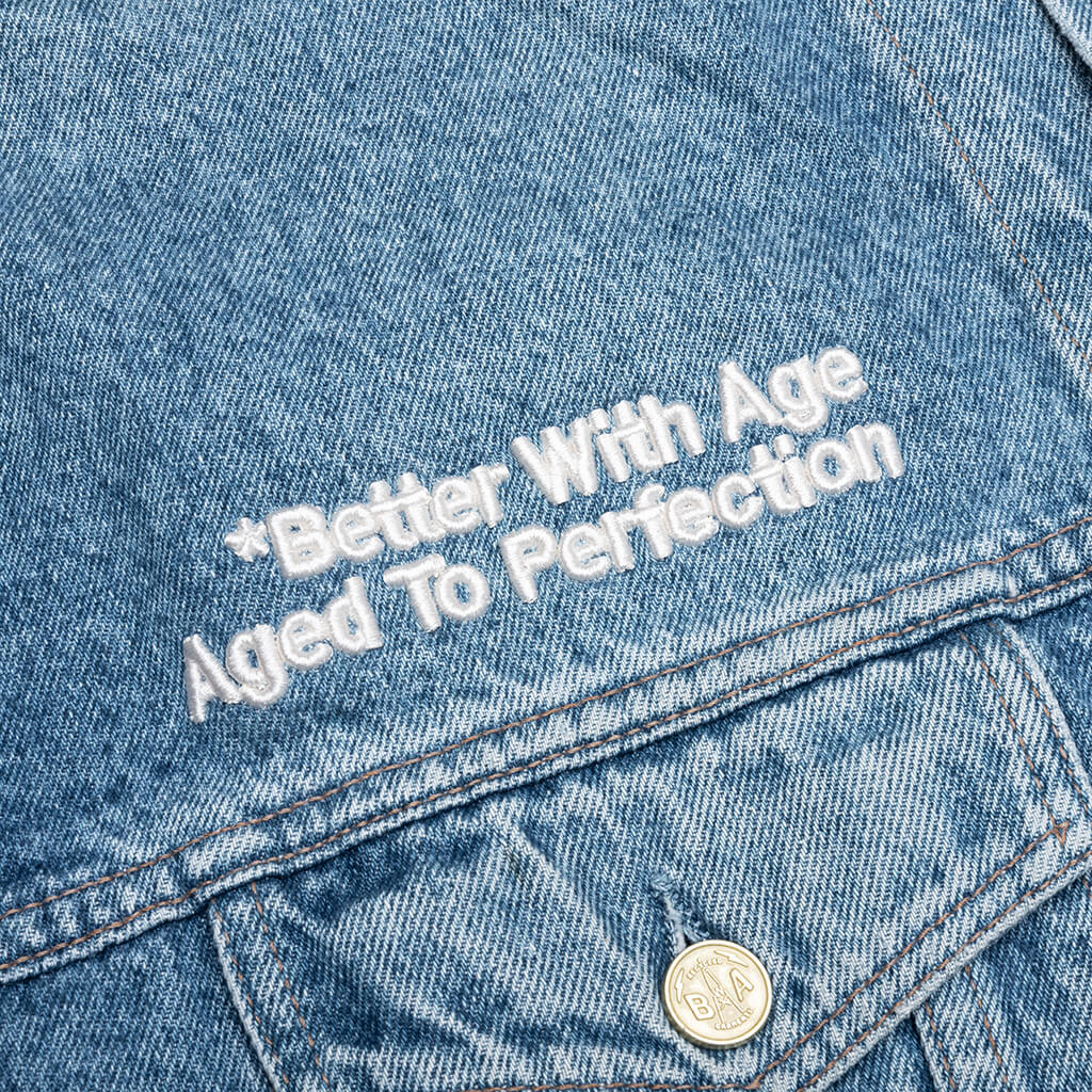 Portrait Denim Jacket - Multi