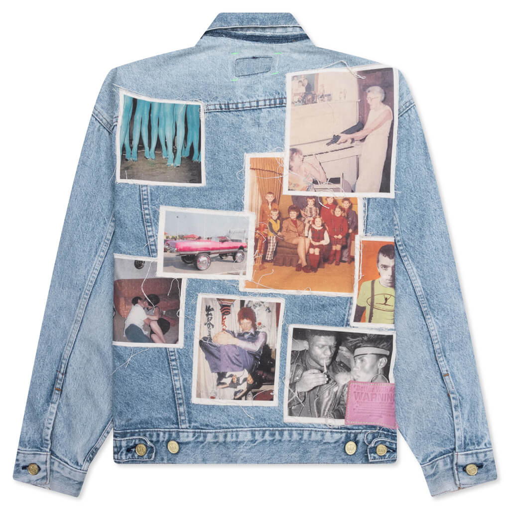 Portrait Denim Jacket - Multi