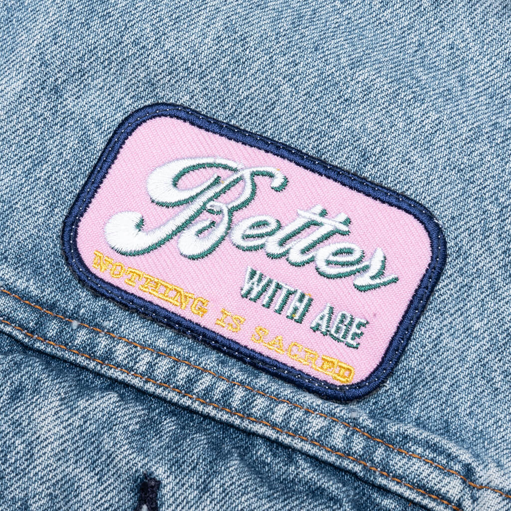 Portrait Denim Jacket - Multi