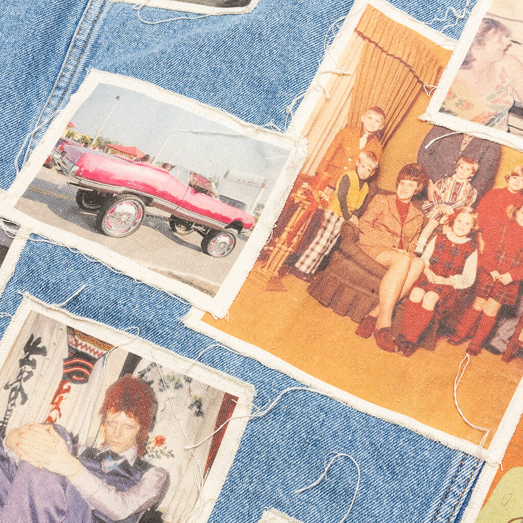 Portrait Denim Jacket - Multi