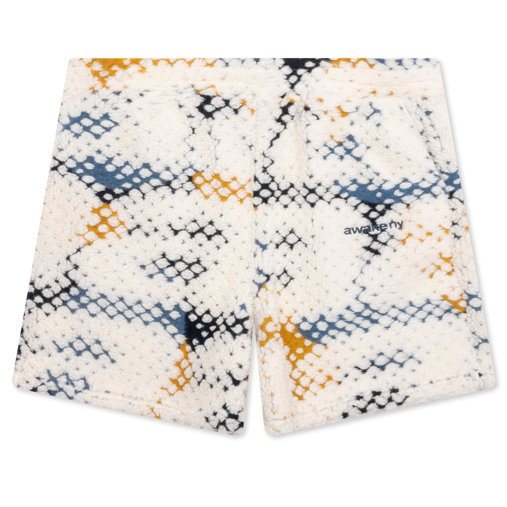 Printed "A" Fleece Sweatshorts - Multi
