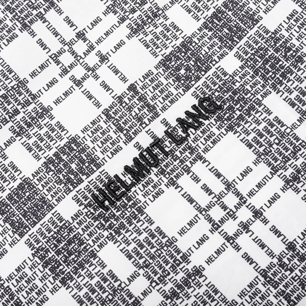 Plaid Logo Shirt - White