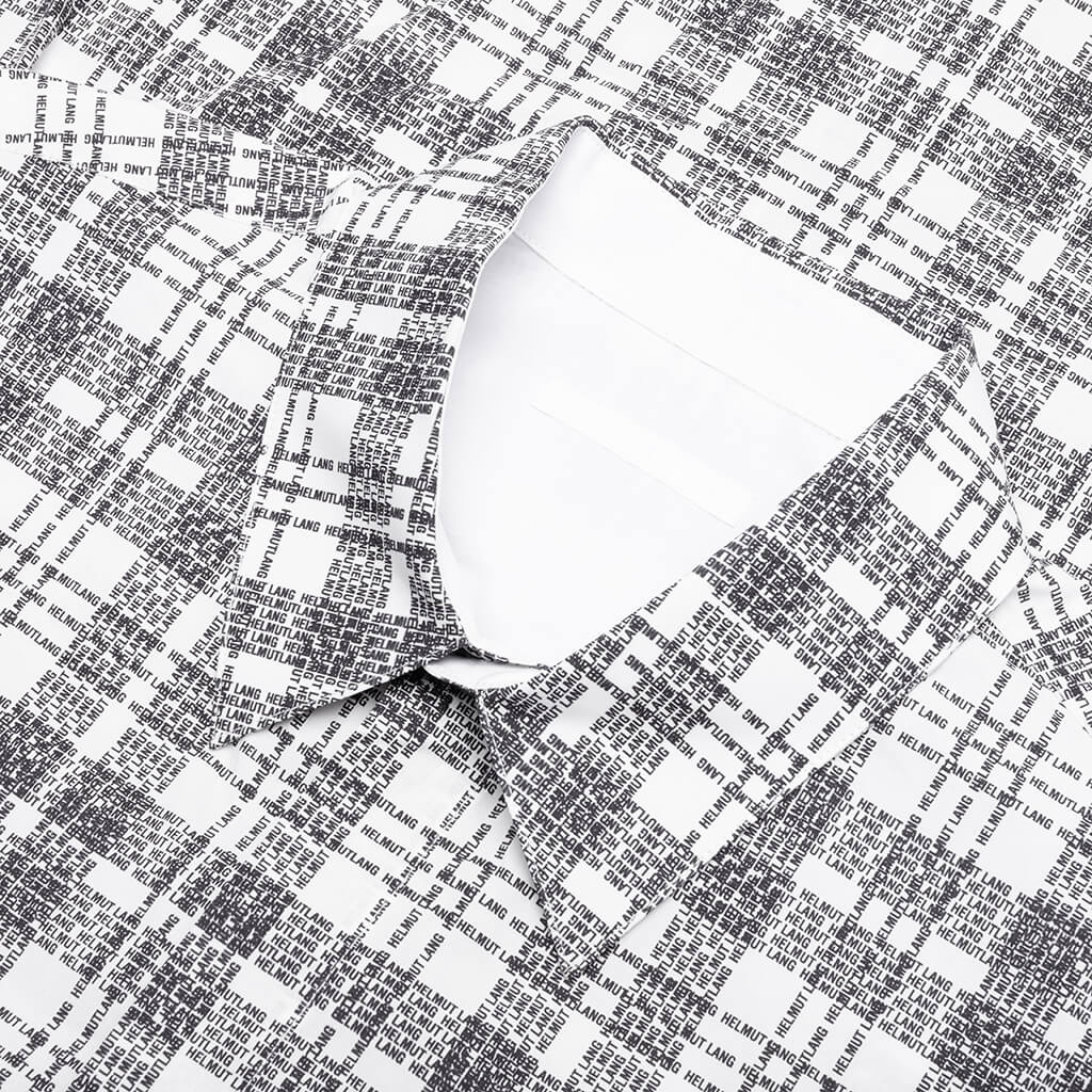 Plaid Logo Shirt - White
