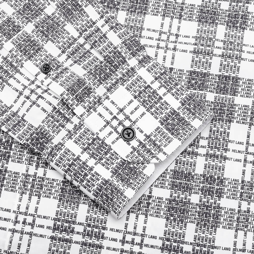 Plaid Logo Shirt - White