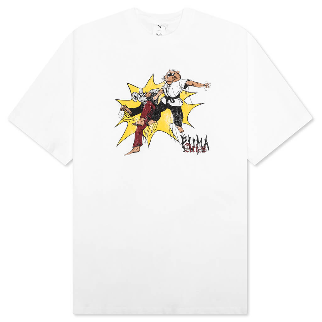 Puma x Aries Graphic Tee - White