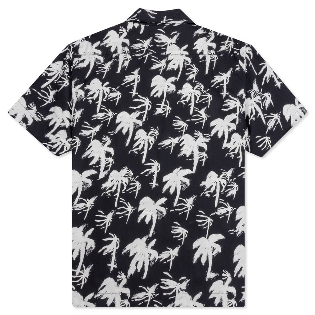 Aiden S/S Shirt Zippers - Palm Tree