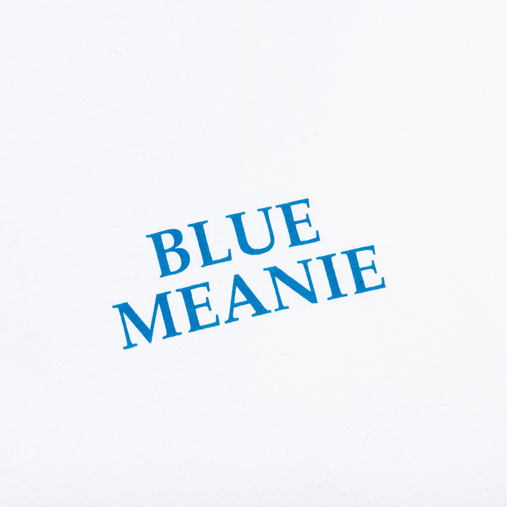 Blue Meanie L/S Tee - White