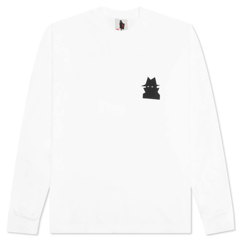 Shroomerang L/S Tee - White