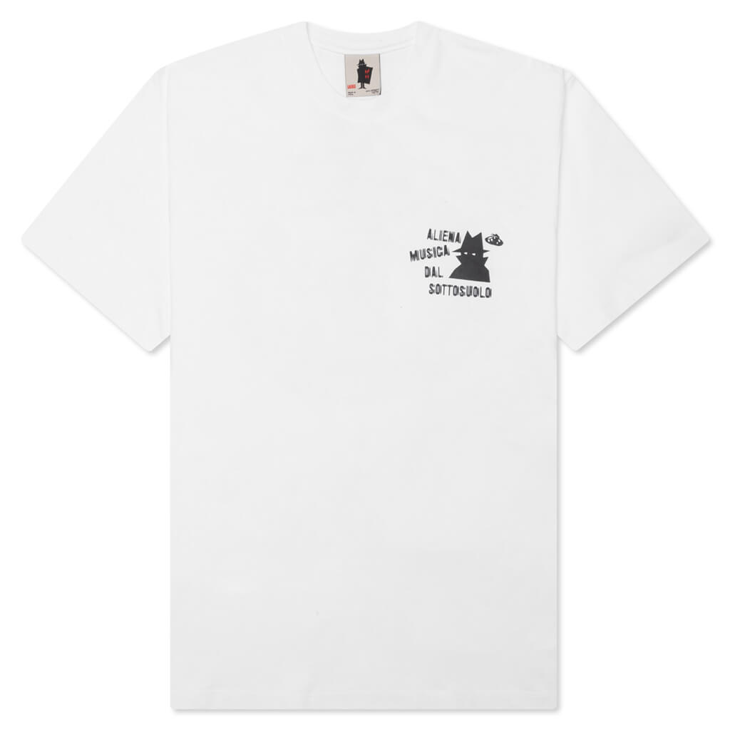Space Bass S/S Tee - White