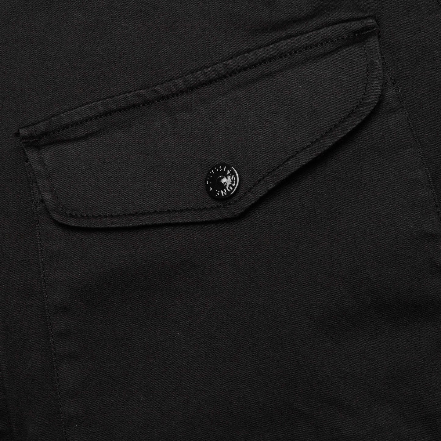 Regular Fit Overshirt - Black
