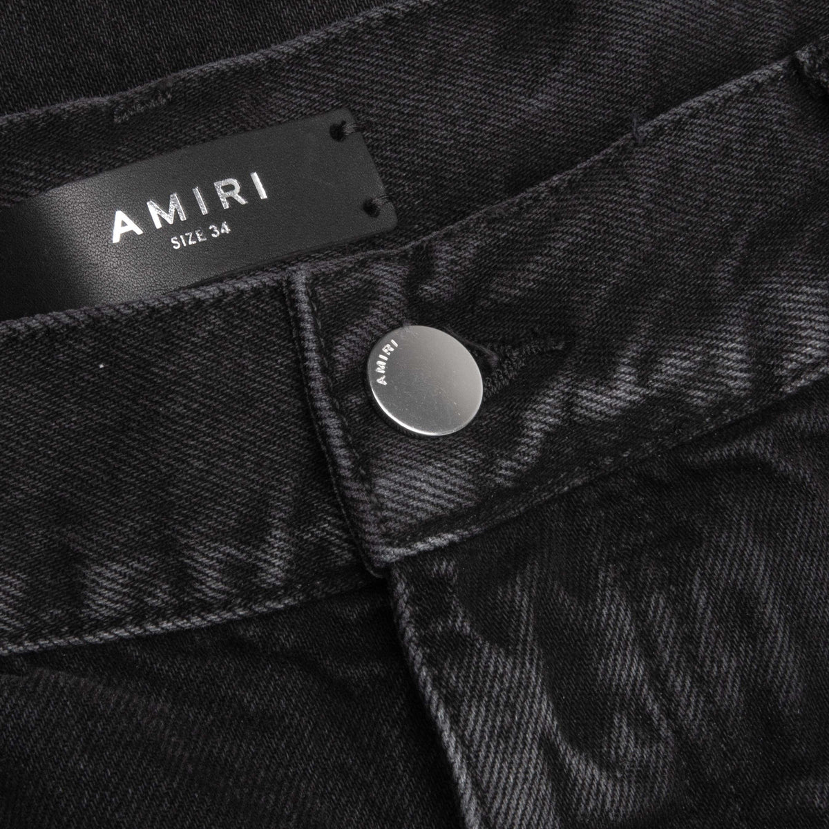 Release Hem Straight Jean - Faded Black
