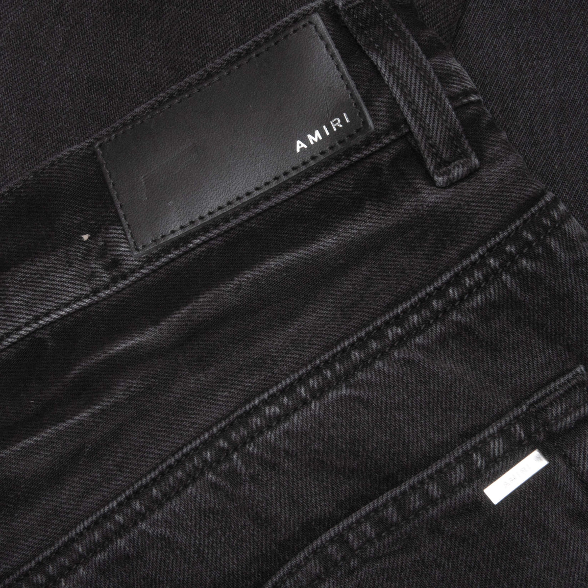 Release Hem Straight Jean - Faded Black
