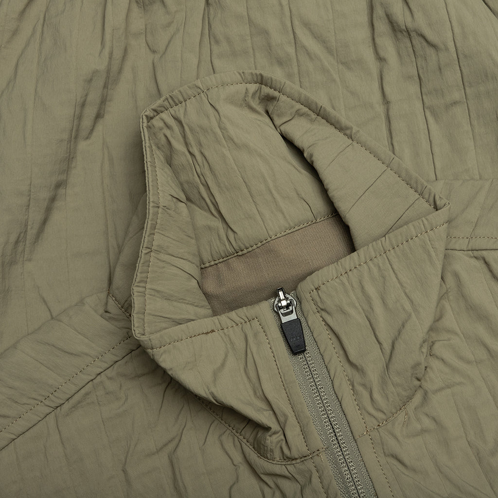 Rescue Pleated Track Jacket - Olive