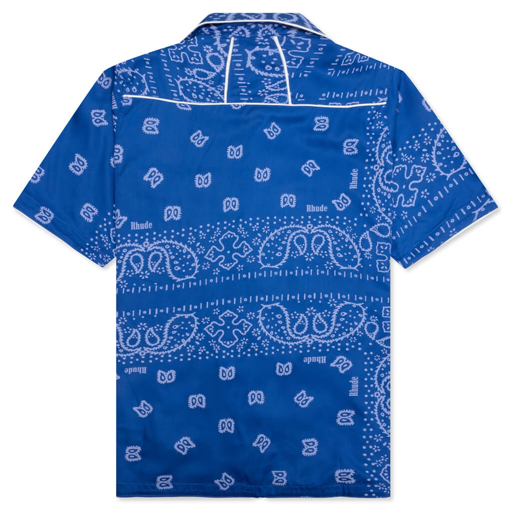 Bandana Track Shirt - Blue