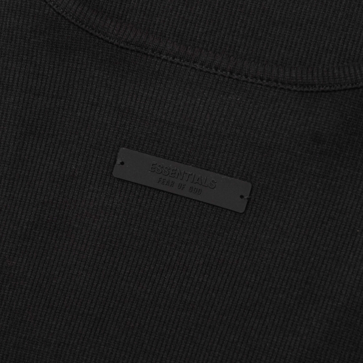 Ribbed Tank - Black