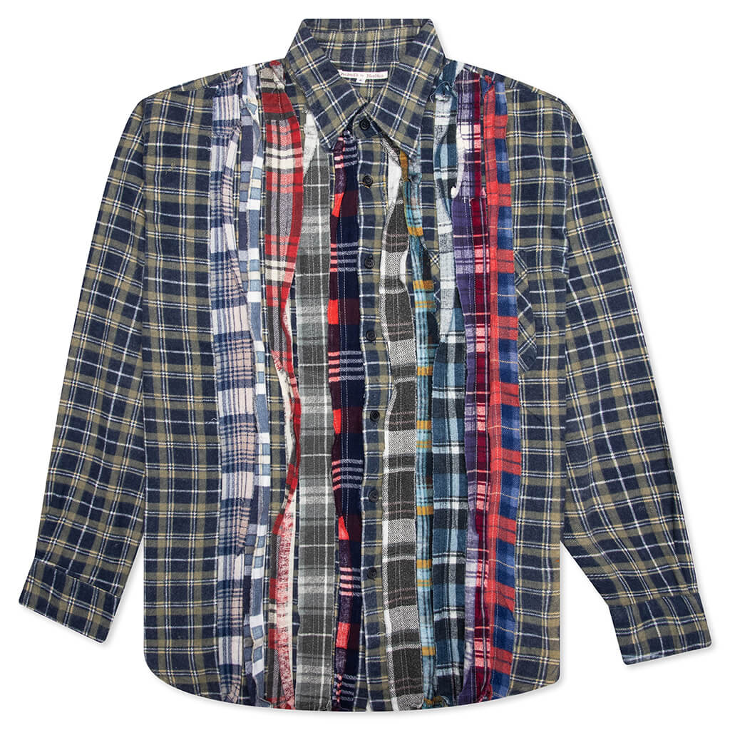 Ribbon Flannel Shirt - Assorted