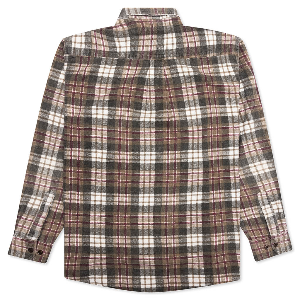 Ribbon Flannel Shirt - Assorted