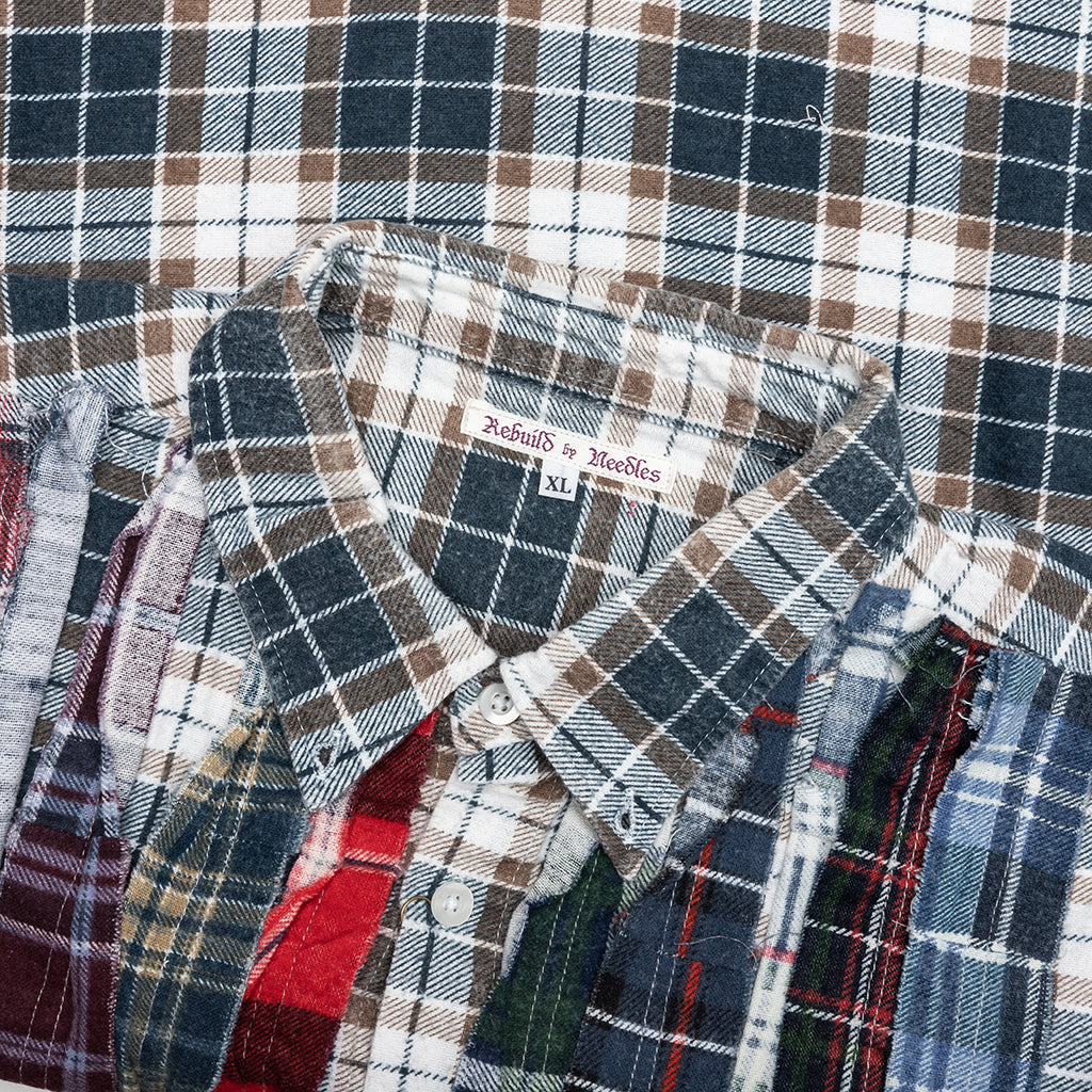 Ribbon Flannel Shirt - Assorted