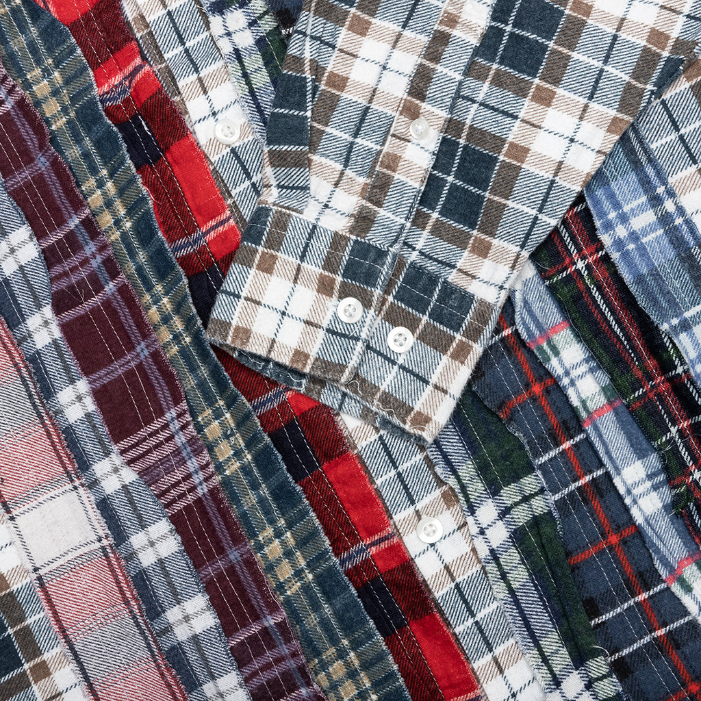 Ribbon Flannel Shirt - Assorted