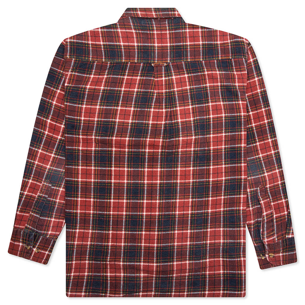 Ribbon Flannel Shirt - Assorted