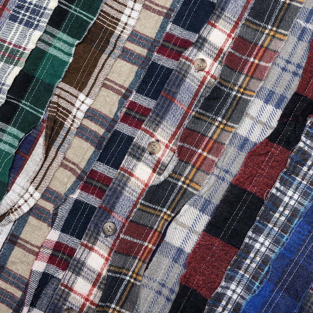 Ribbon Flannel Shirt - Assorted