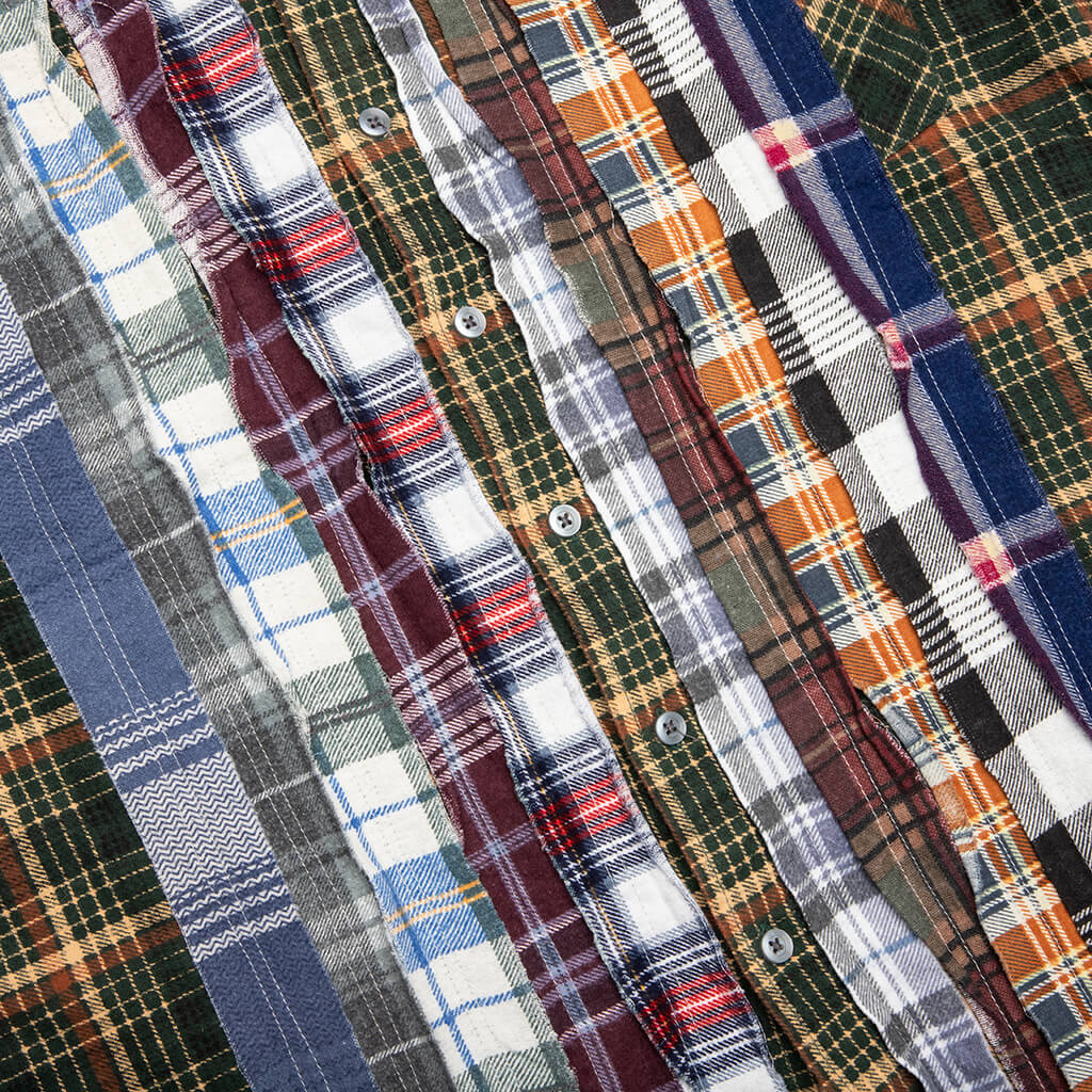 Ribbon Flannel Shirt - Assorted