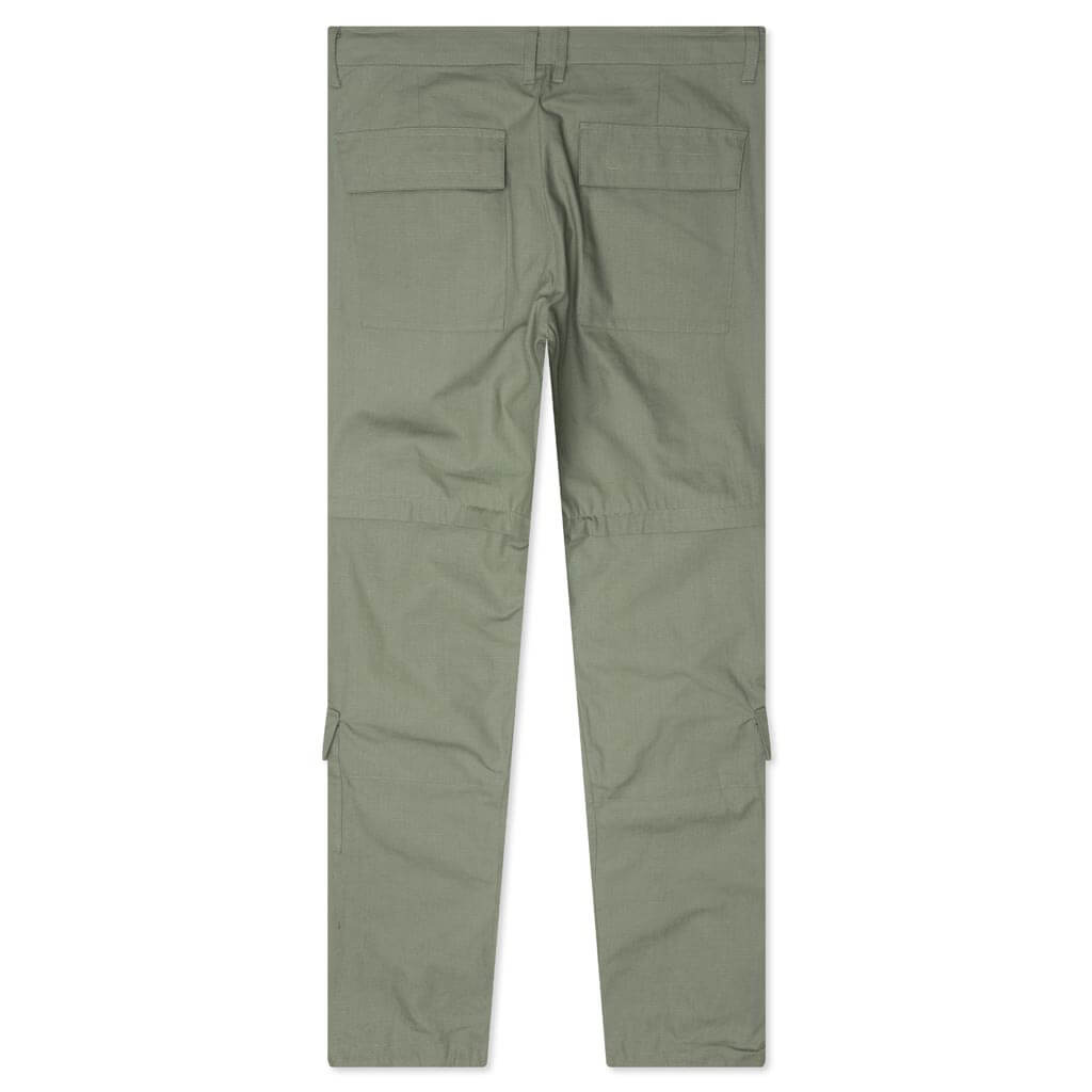 Ripstop Zip Cargo Pant - Olive
