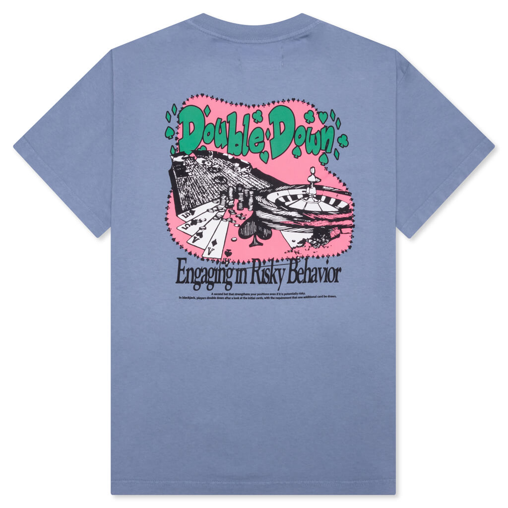 Risky Behavior Tee - Blue Granite