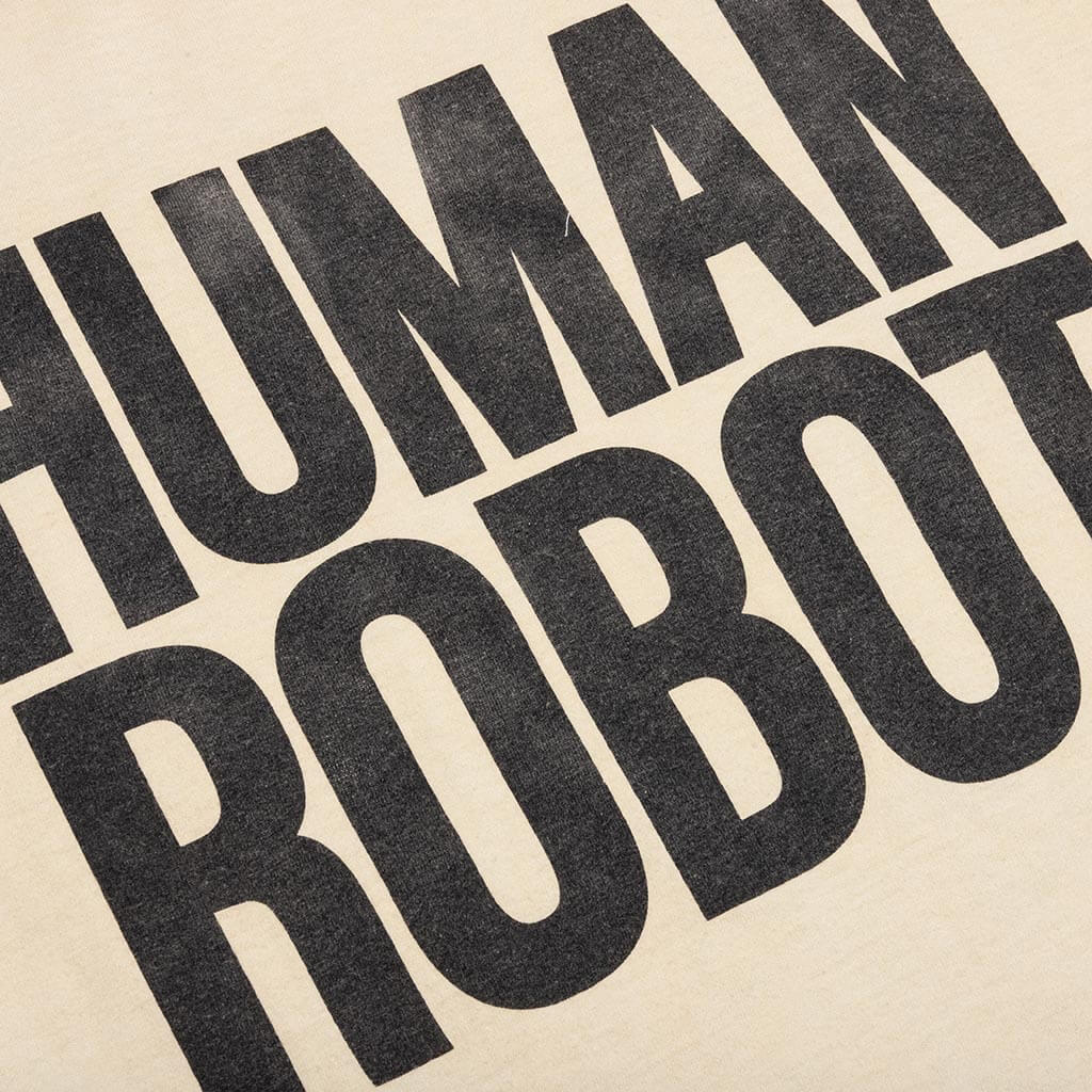Robot Brain Tee - Antique White
