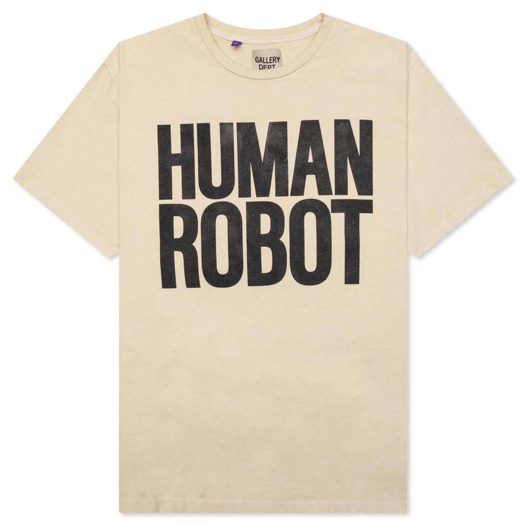 Robot Brain Tee - Antique White