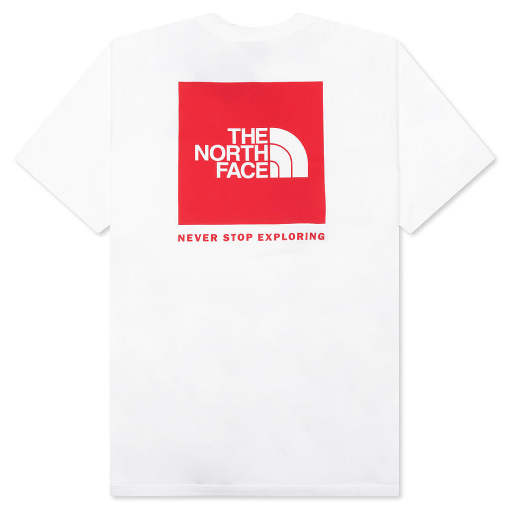 S/S Box NSE Tee - TNF White/TNF Red