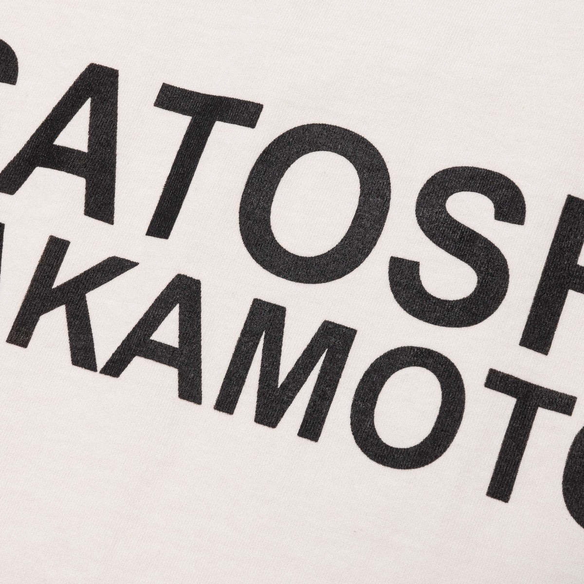 Satoshi Logo Tee - White