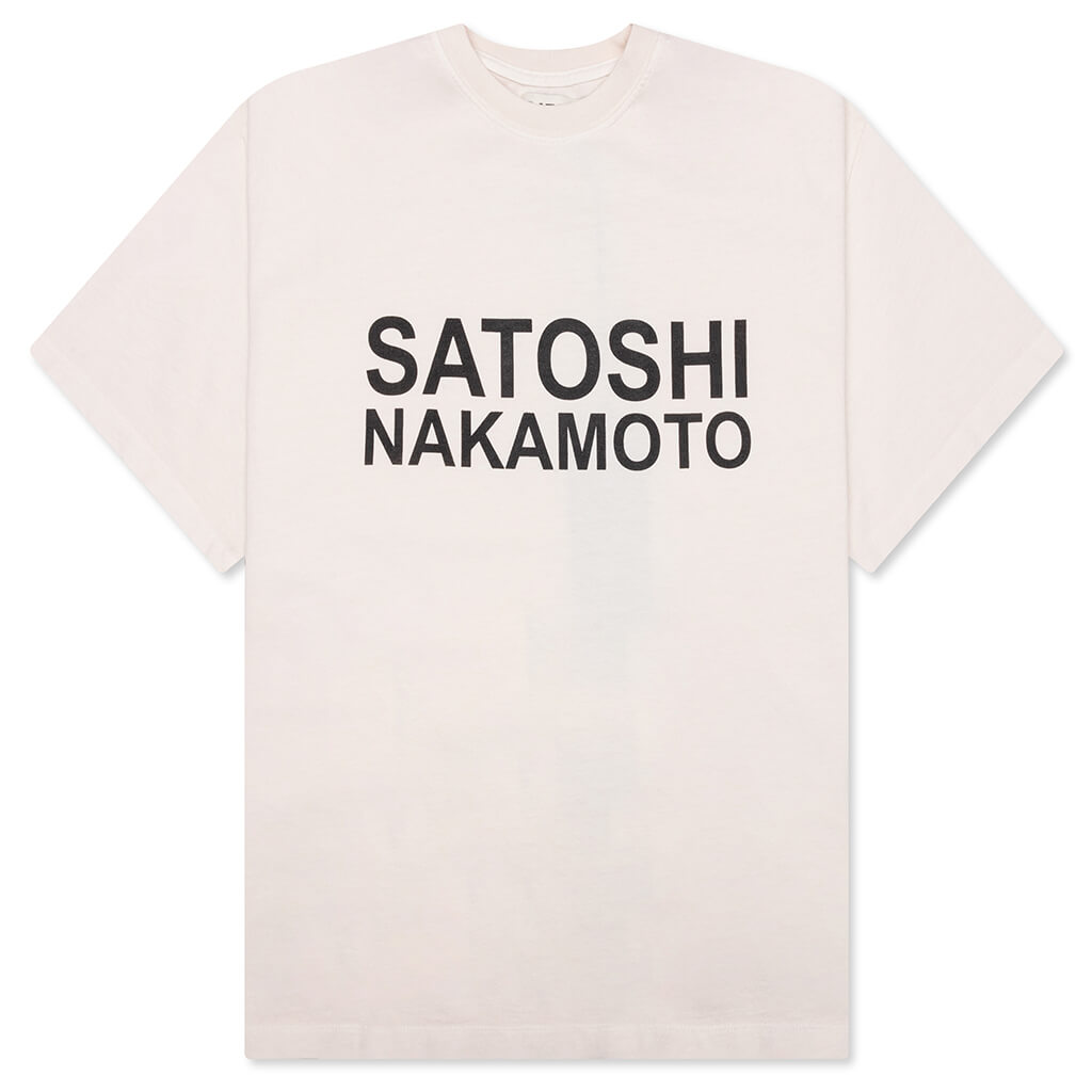 Satoshi Logo Tee - White
