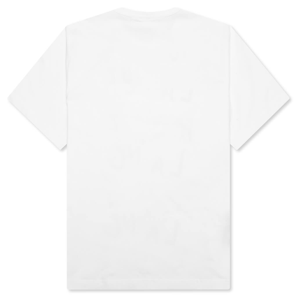 Scribbled Logo Tee - White