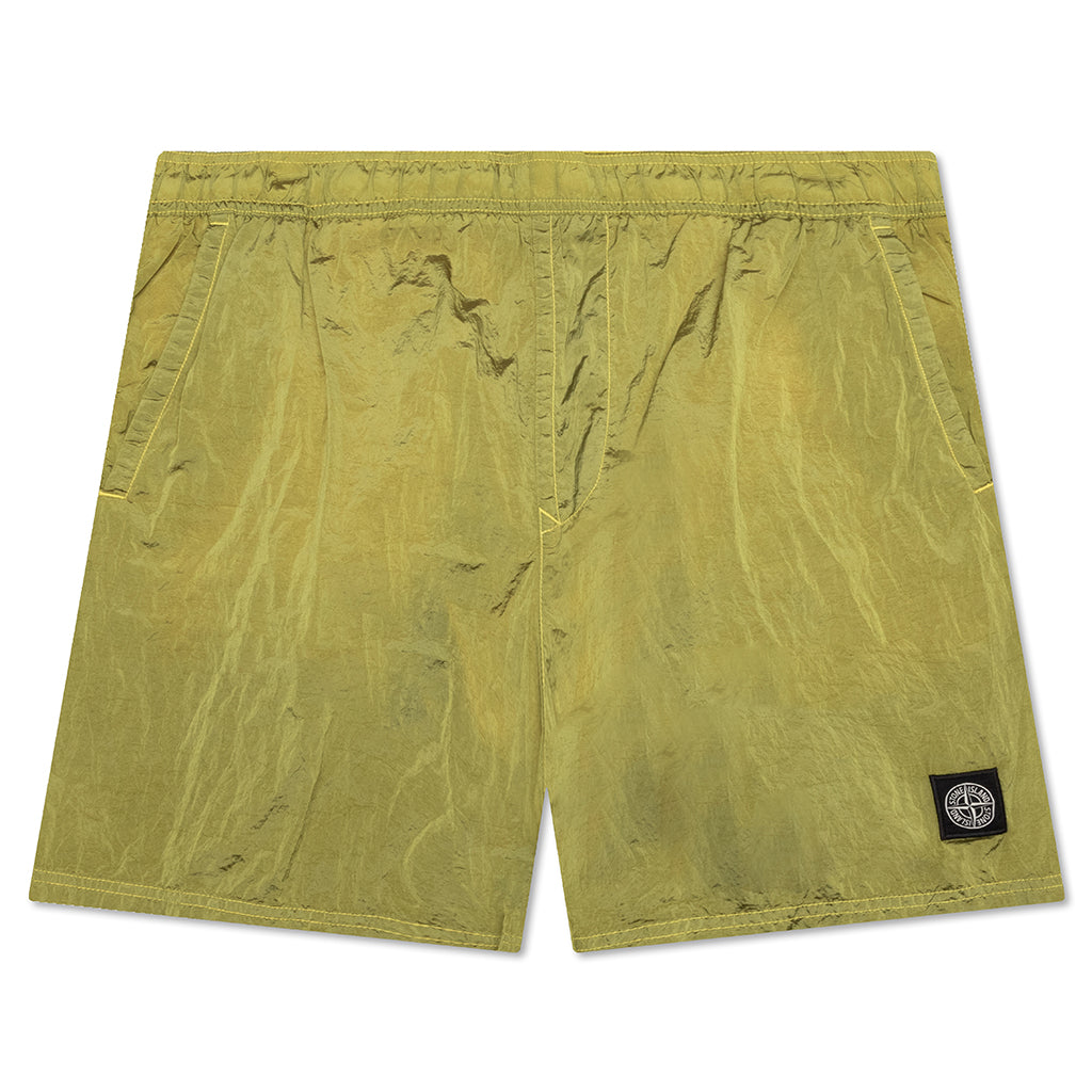 Nylon Metal Short - Yellow