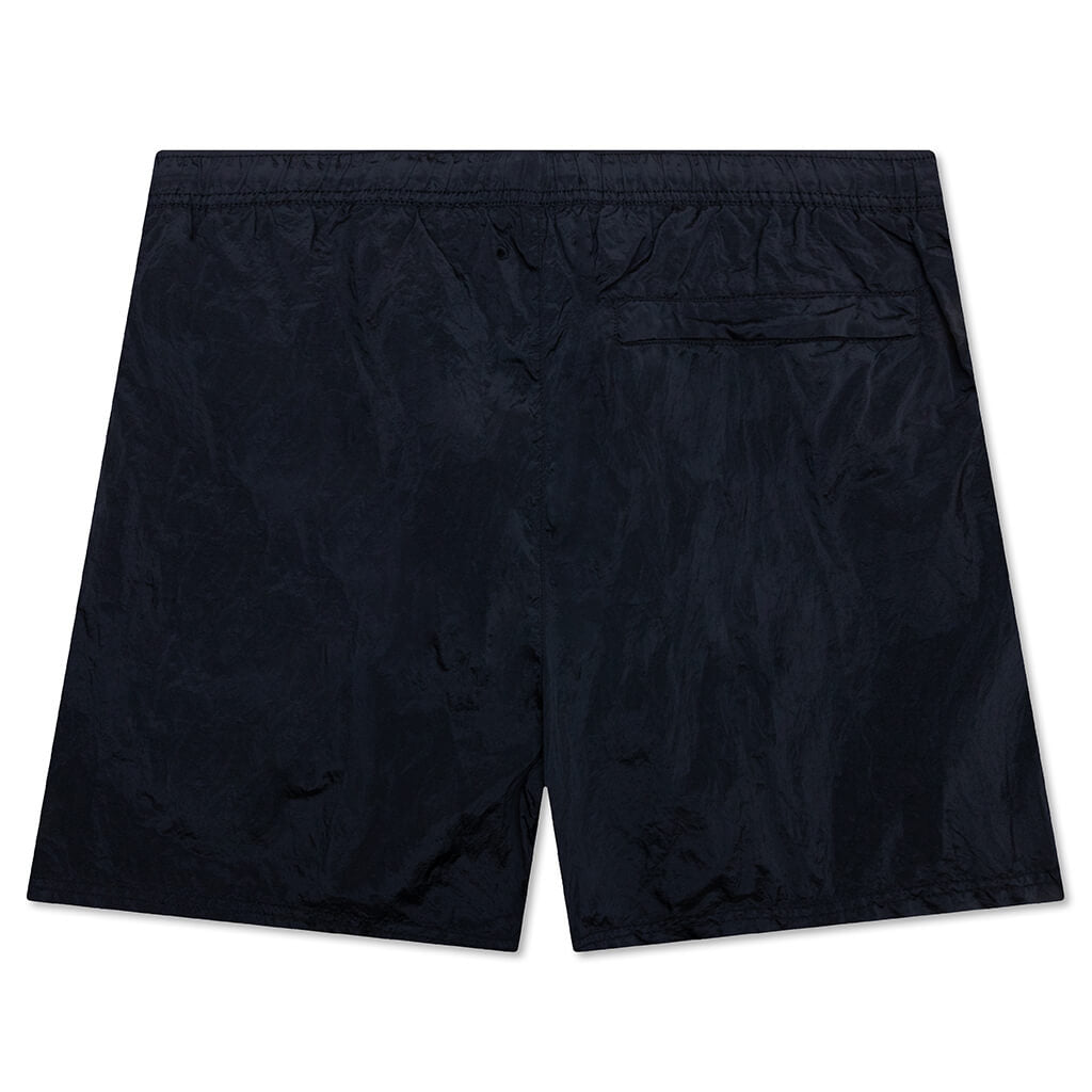Nylon Metal Shorts - Navy Blue
