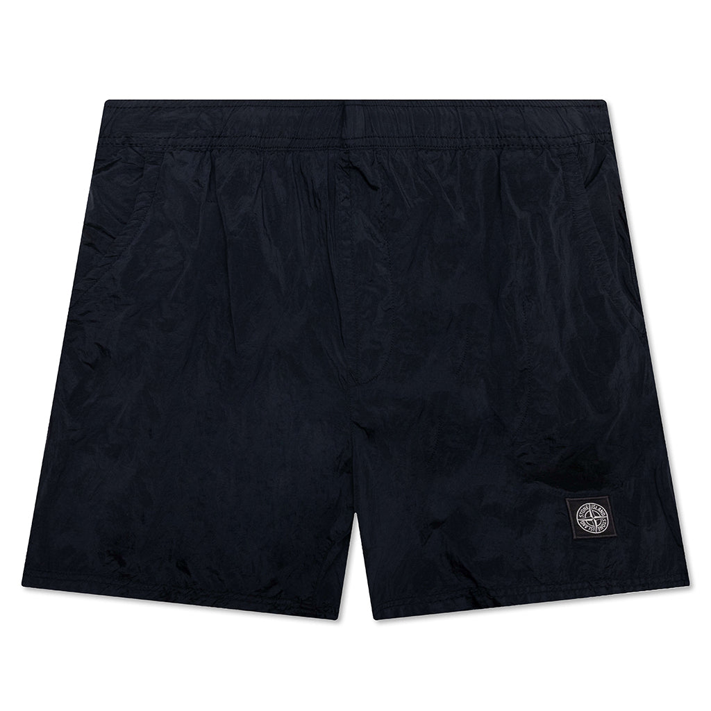 Nylon Metal Shorts - Navy Blue