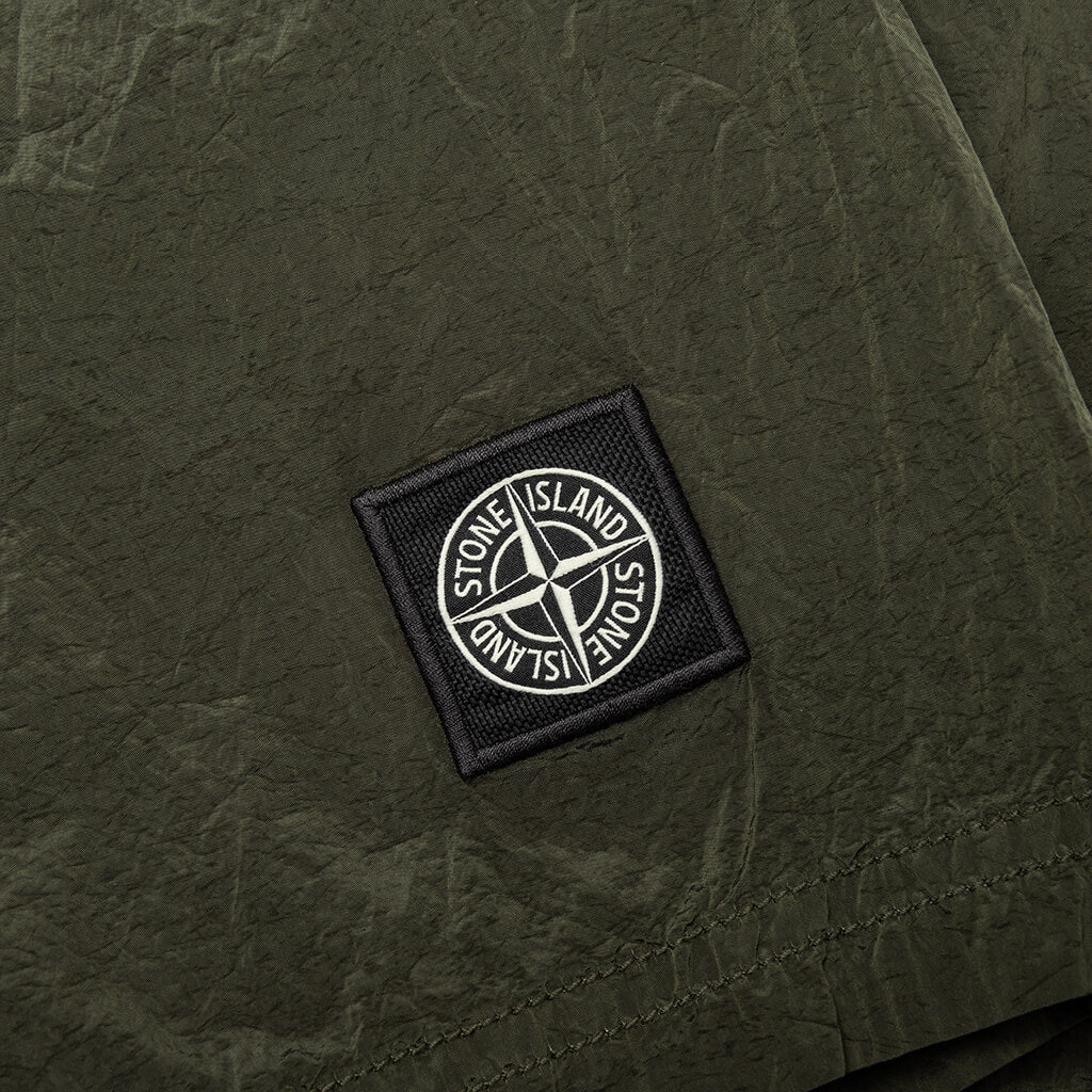 Nylon Shorts - Olive
